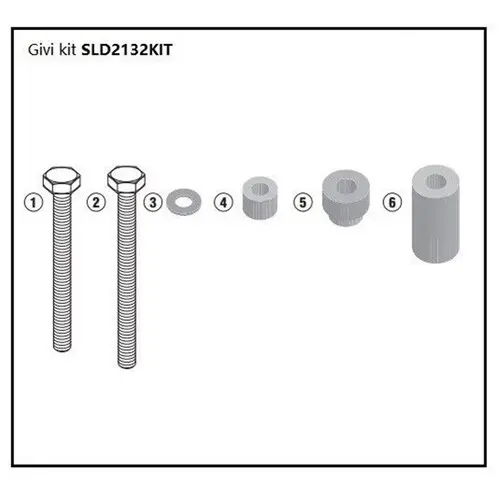 [sld2132kit] Kit especifico para montar slider sld01 - yamaha mt-09 (17-19)