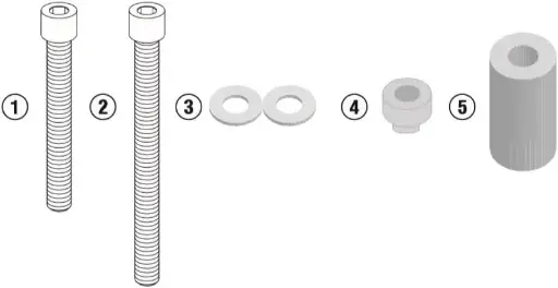 [sld2129kit] Kit especifico para montar slider sld01 - yamaha mt-10 (16-19)