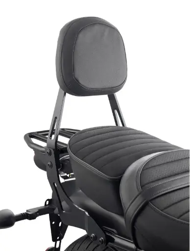 Respaldo especifico c/porta equipaje moto guzzi v9 bobber (16 > 18)