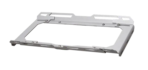 [ex1sra] Portabolsa extensible en alum para montar sobre el adaptador posterior sra o bases m8a/m8b /m9a/m9b