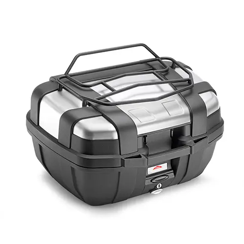 [e142b] Portapaquetes metalico negro para baules trekker 52 lts