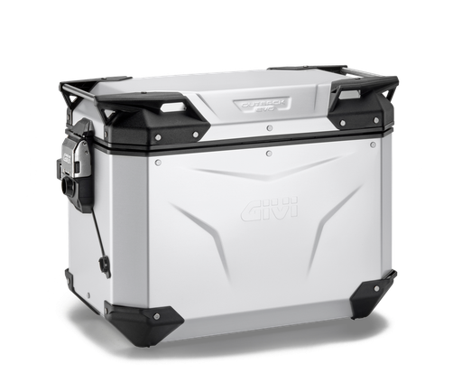 [OBKEV48AAR] BAUL MONOKEY® TREKKER OUTBACK DER. EVO ALUMINIO ANODIZ. 48 LTS - AÑADIR KIT SMART SECURITY L